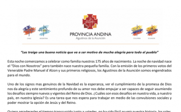 Carta Navidad 2019 Provincia Andina