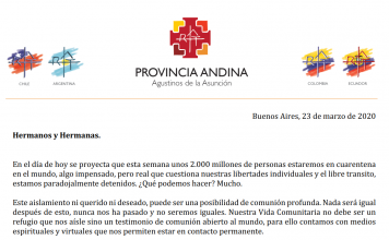 Carta Covid-19 – Padre Juan Carlos Marzolla, aa