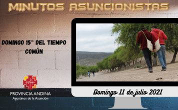 Minutos Asuncionistas – Domingo 11 de Julio 2021