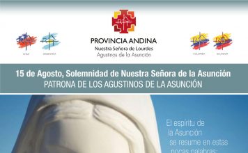 15 de Agosto, Solemnidad Nuestra Señora de la Asunción, Patrona de los Agustinos de la Asunción