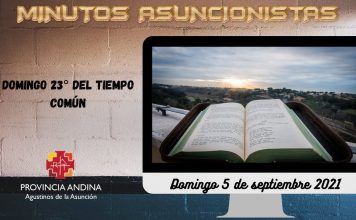 Minutos Asuncionistas – Domingo 5 de Septiembre